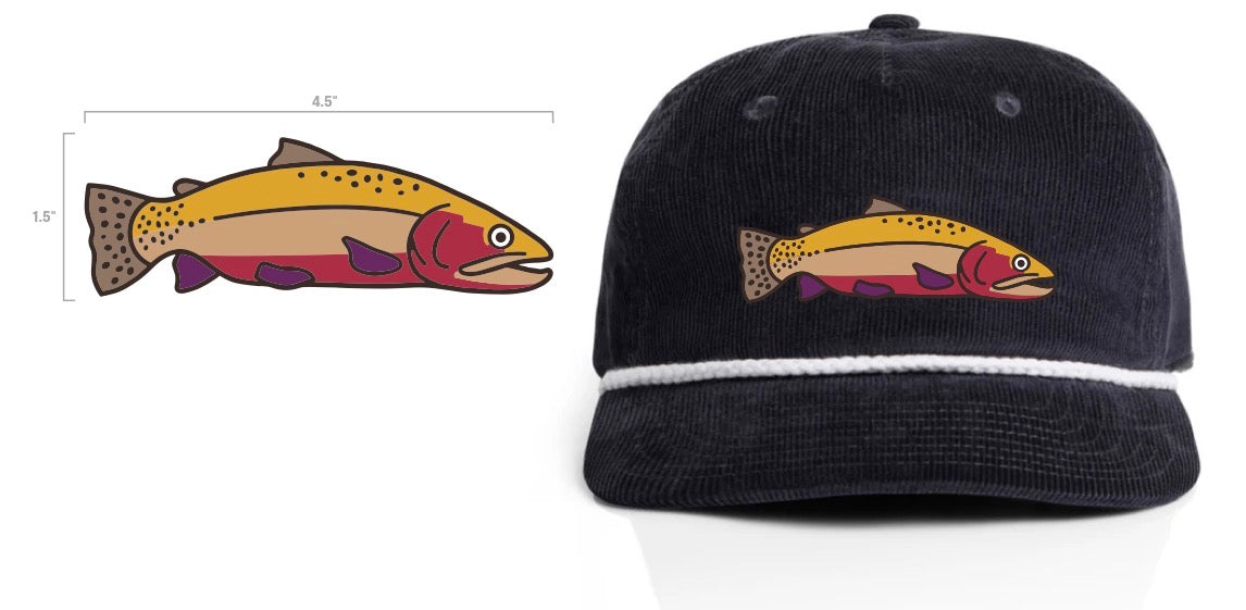 PRE ORDER Rise Embroidered Corduroy Hat