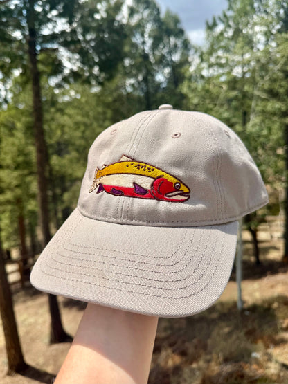 Rise Embroidered Canvas Hat