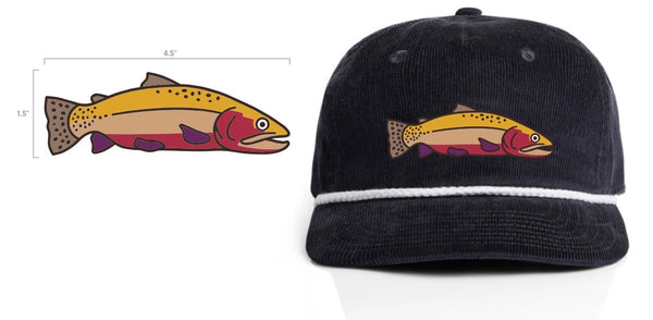 PRE ORDER Rise Embroidered Corduroy Hat